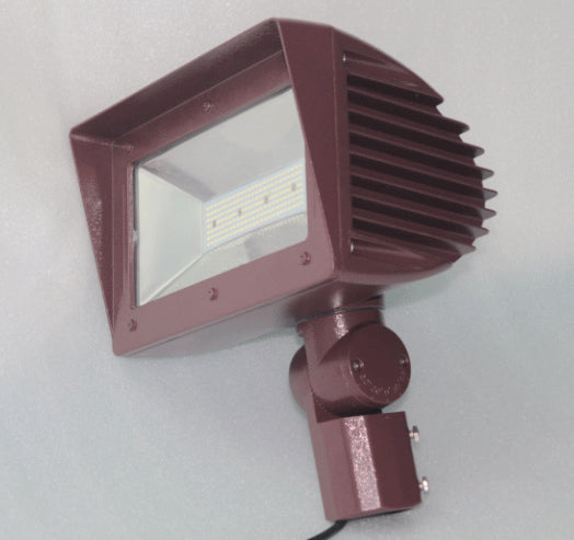 80w 9600lm 5000K 480V Flood Light with knuckle/slip fitting