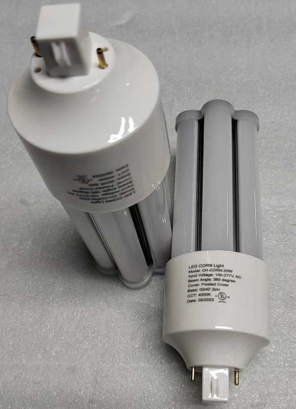 20W 2200lm 4000K 360° G24D 2-Pin UL Frosted