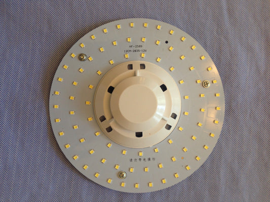12W 1300lm 277V 5000K LED Round Plate
